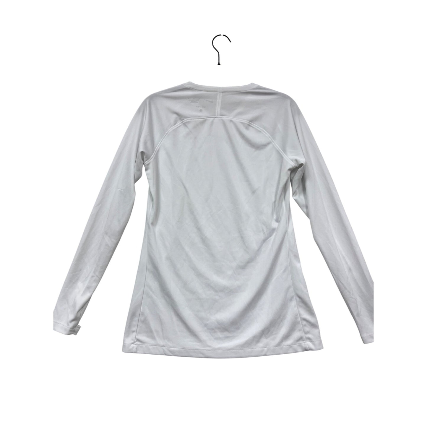 Nike White Dri-Fit Long Sleeve Athletic Shirt M #353A