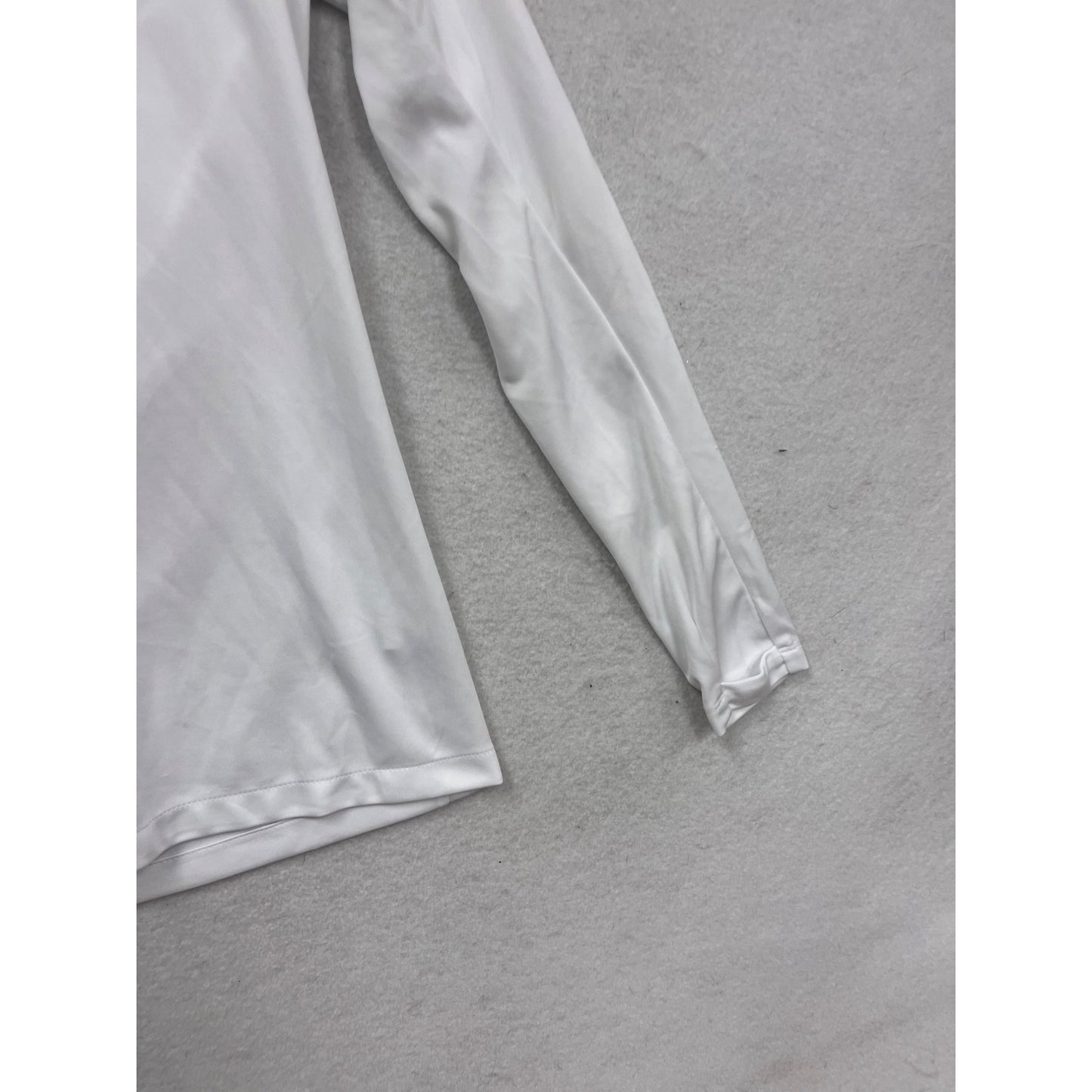 Nike White Dri-Fit Long Sleeve Athletic Shirt M #353A