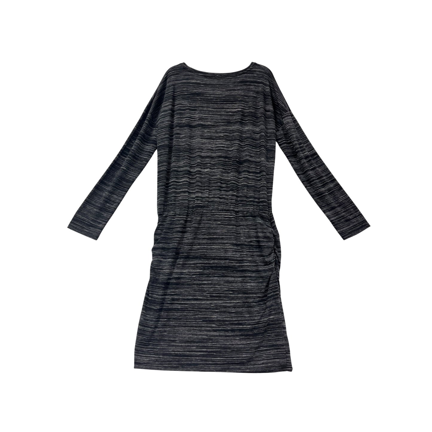 Aventura Womens Gray Stripe Long Sleeve Dress L #405A