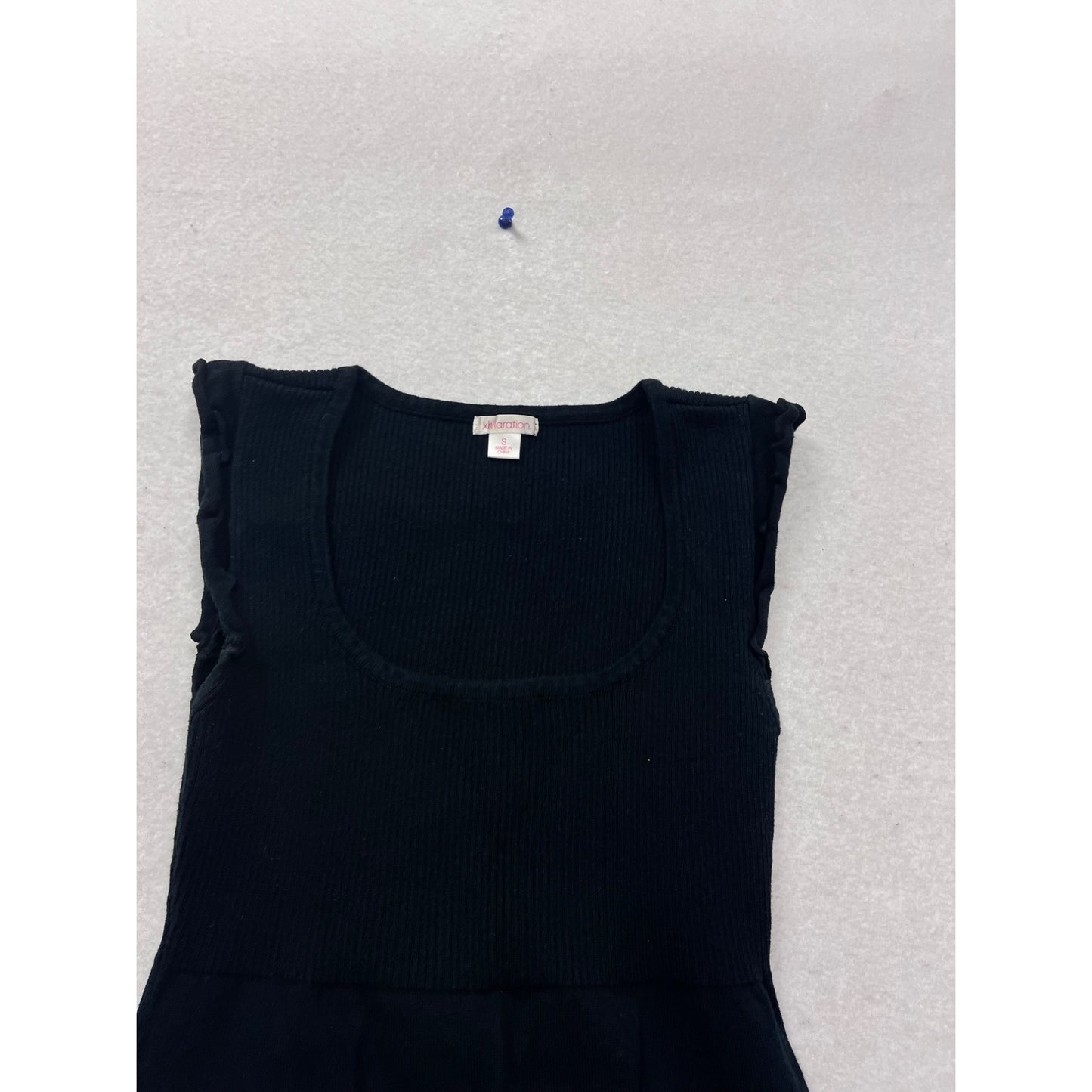 Xhilaration Black Sleeveless Knit Dress S #738A