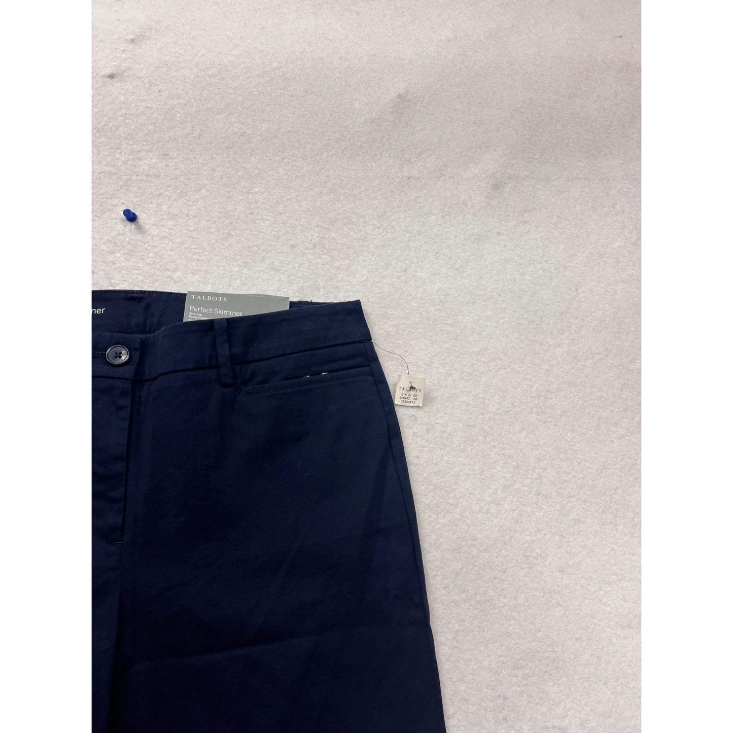 Talbots Perfect Skimmer Pants Size 2 Dark Navy #780A