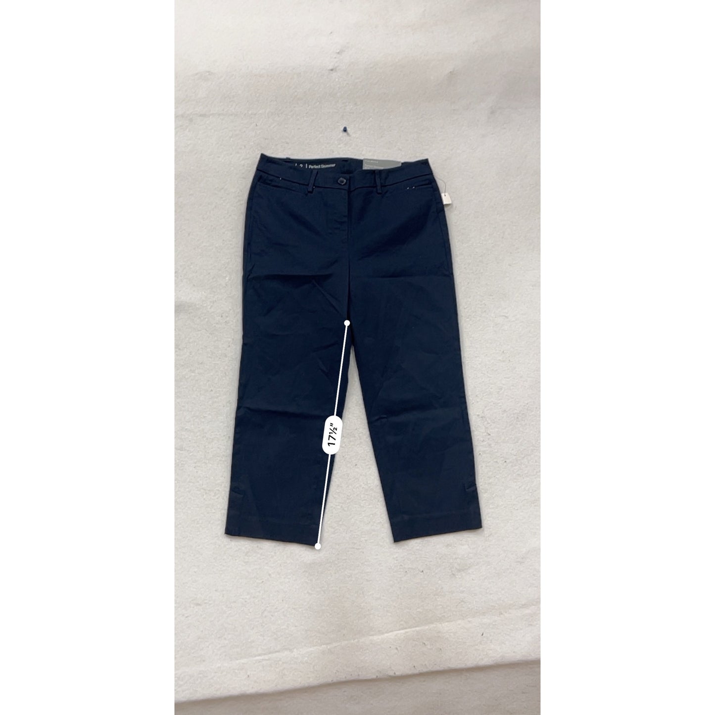 Talbots Perfect Skimmer Pants Size 2 Dark Navy #780A