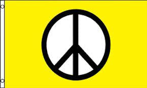 Yellow Peace Flag #26