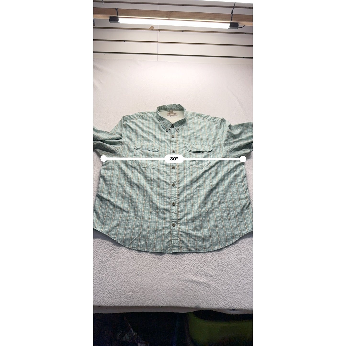 Duluth Trading Co 3XL Long Sleeve Button-Up #9126