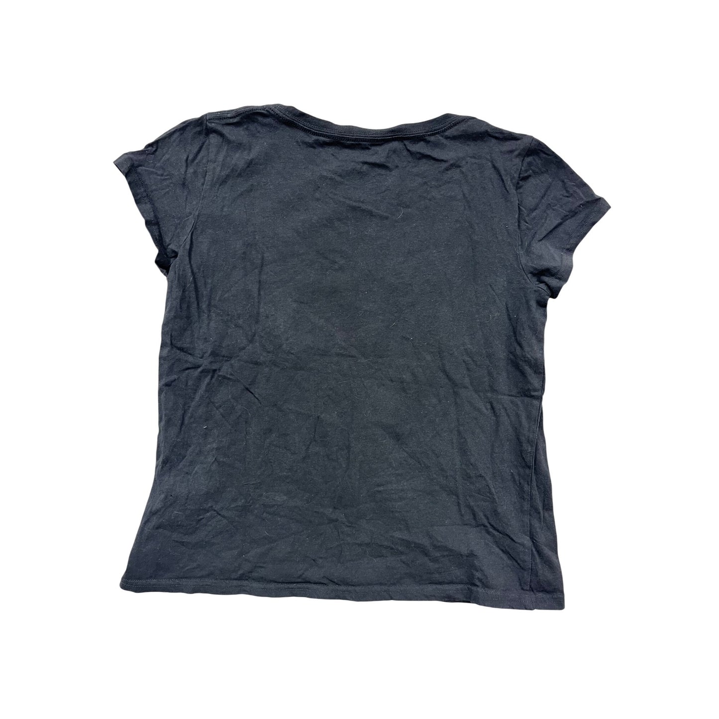 Roxy XL Black Paradise Bound Graphic T-Shirt #474A