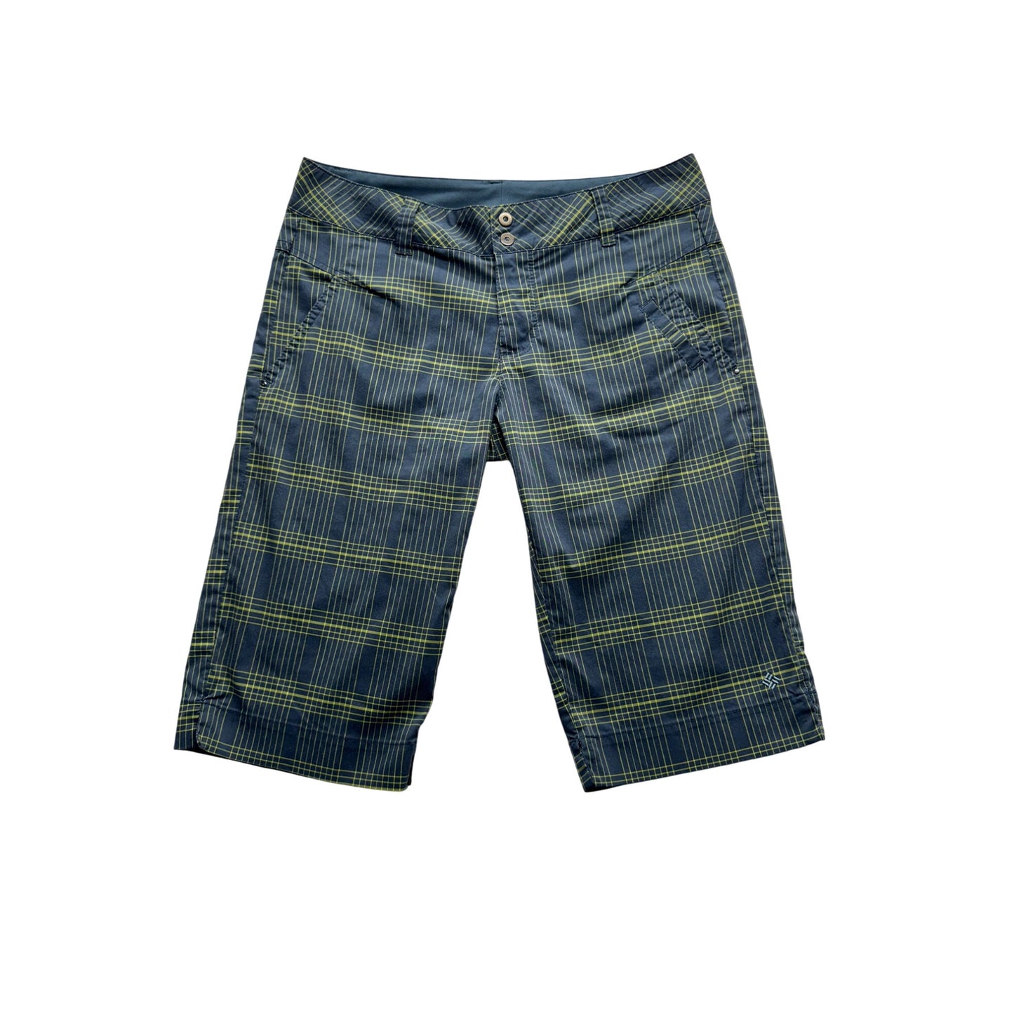 Columbia Plaid Bermuda Shorts Size 4 #9029