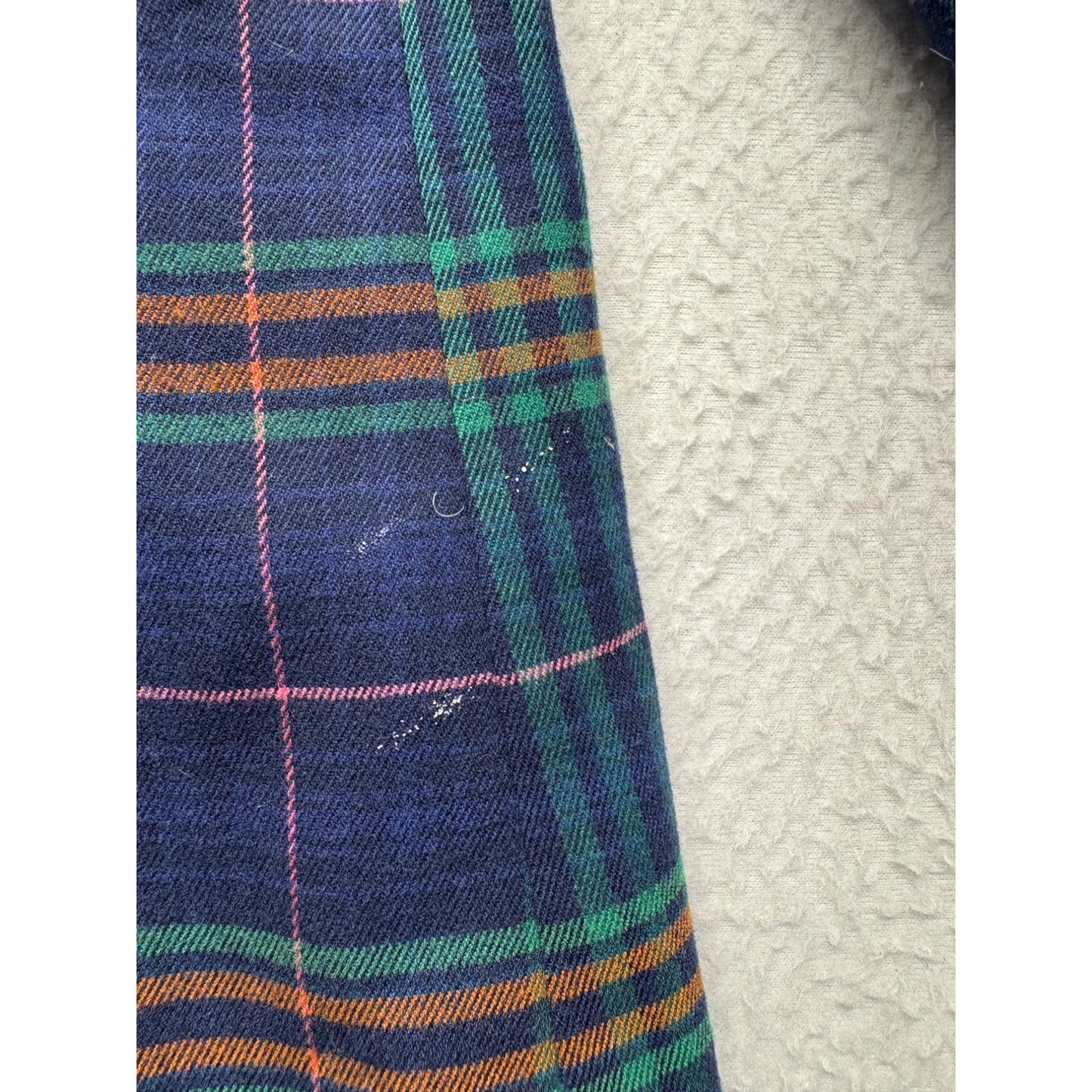 Merona Womens Plaid Blazer Size 12 Blue/Green Checkered Pattern #7724