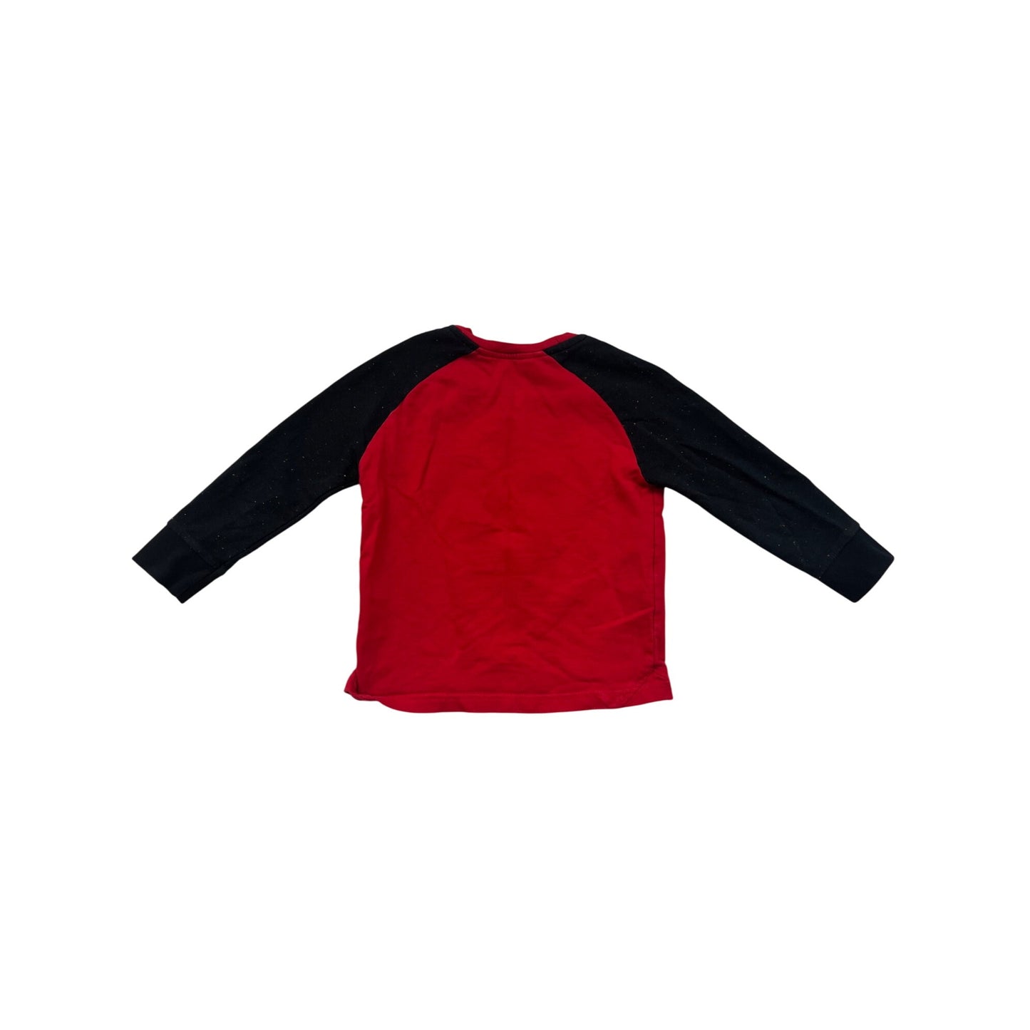 Rocawear Red & Black RW99 Raglan Long Sleeve Shirt Size 4T #8685