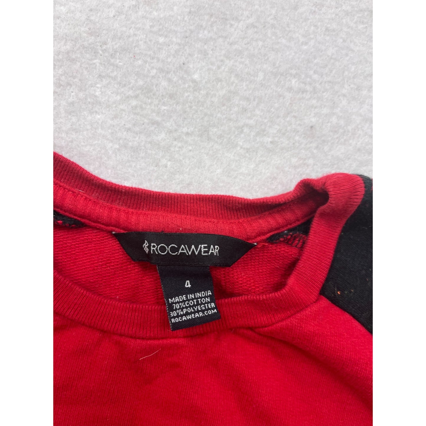 Rocawear Red & Black RW99 Raglan Long Sleeve Shirt Size 4T #8685