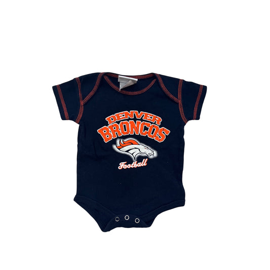 Denver Broncos Baby Bodysuit 0/3M NFL Team Apparel Short Sleeve Snap Closure #6516