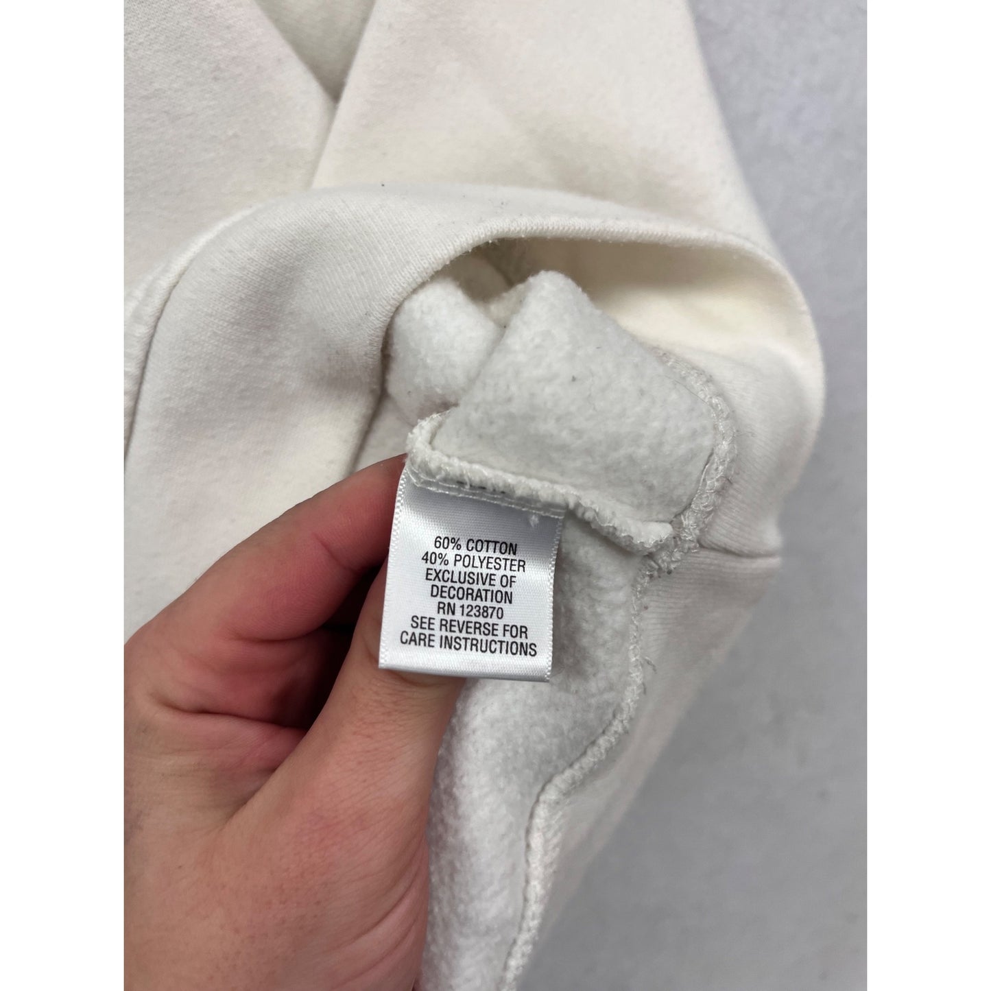 Studio Works Petite Medium White Snowman Sweatshirt #100C