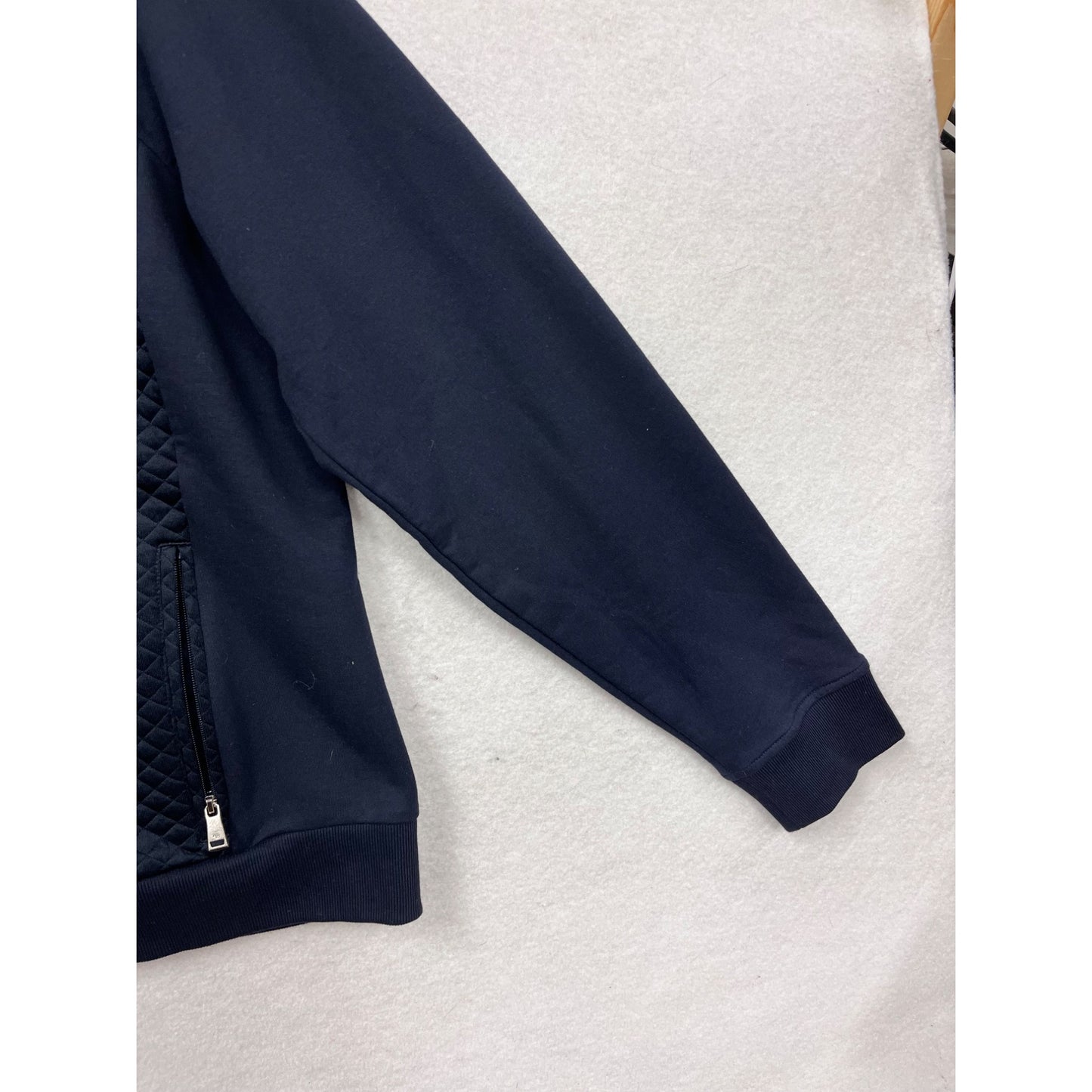 Lauren Ralph Lauren Quilted Full-Zip Navy Jacket XL #797A