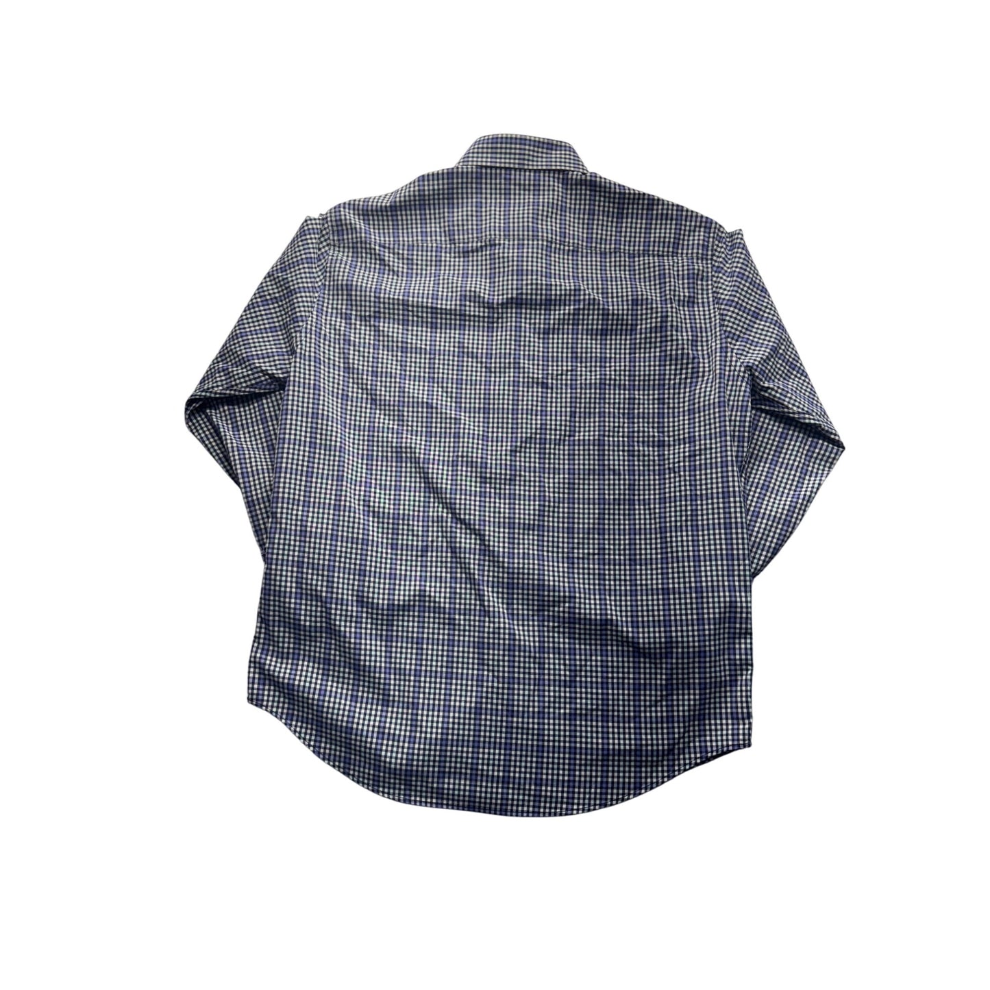 Peter Millar Summer Comfort Gingham Long Sleeve  Shirt L #7914