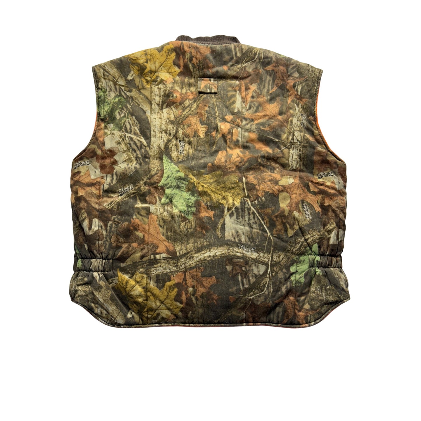 Reversible Walls Camouflage & Blaze Orange Hunting Vest With Pockets #9464