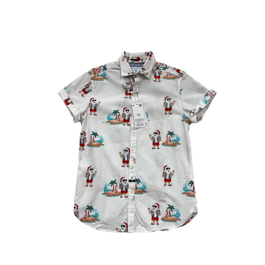 Denim & Flower Ricky Singh Santa Island Button-Up Shirt S #101C