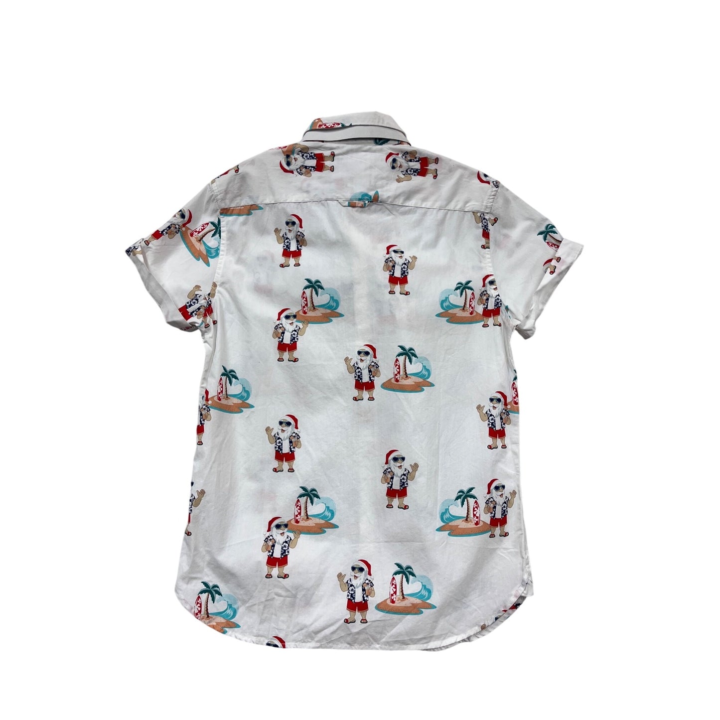 Denim & Flower Ricky Singh Santa Island Button-Up Shirt S #101C