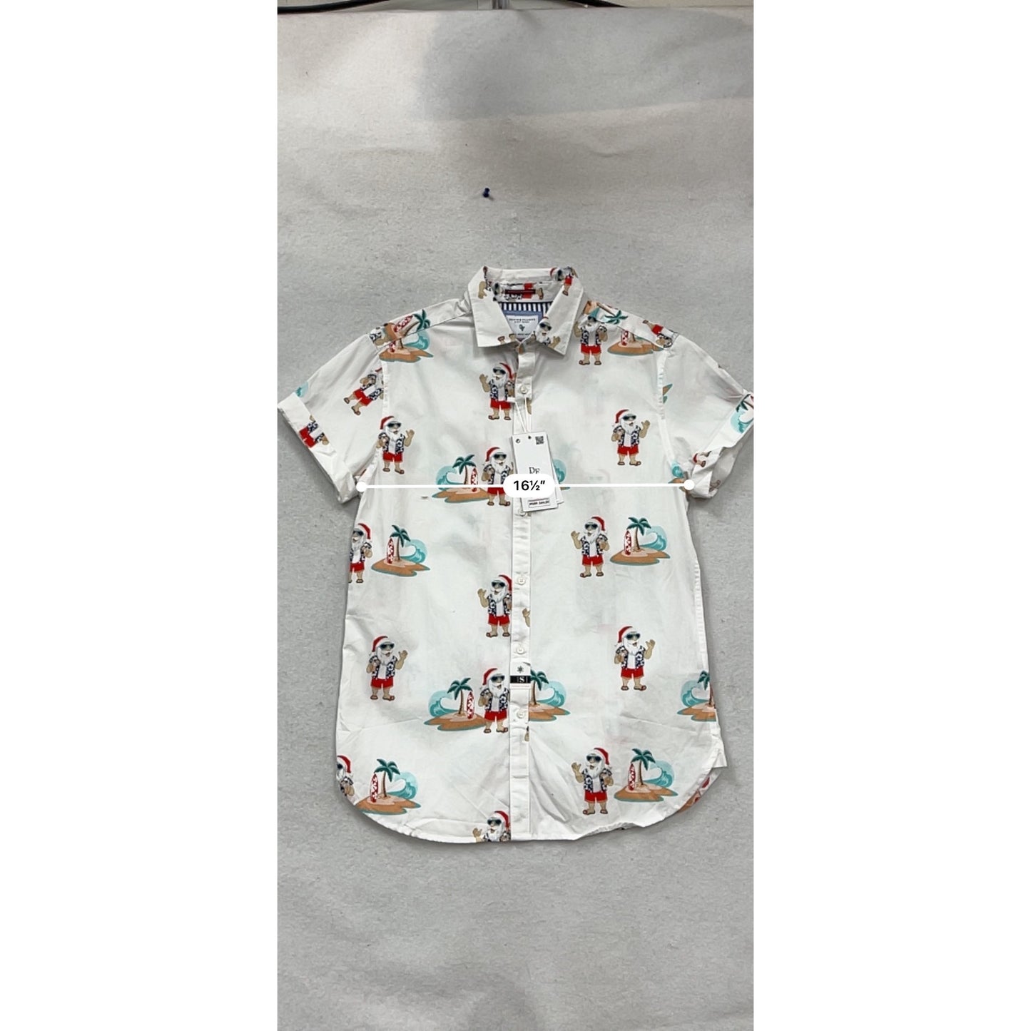 Denim & Flower Ricky Singh Santa Island Button-Up Shirt S #101C