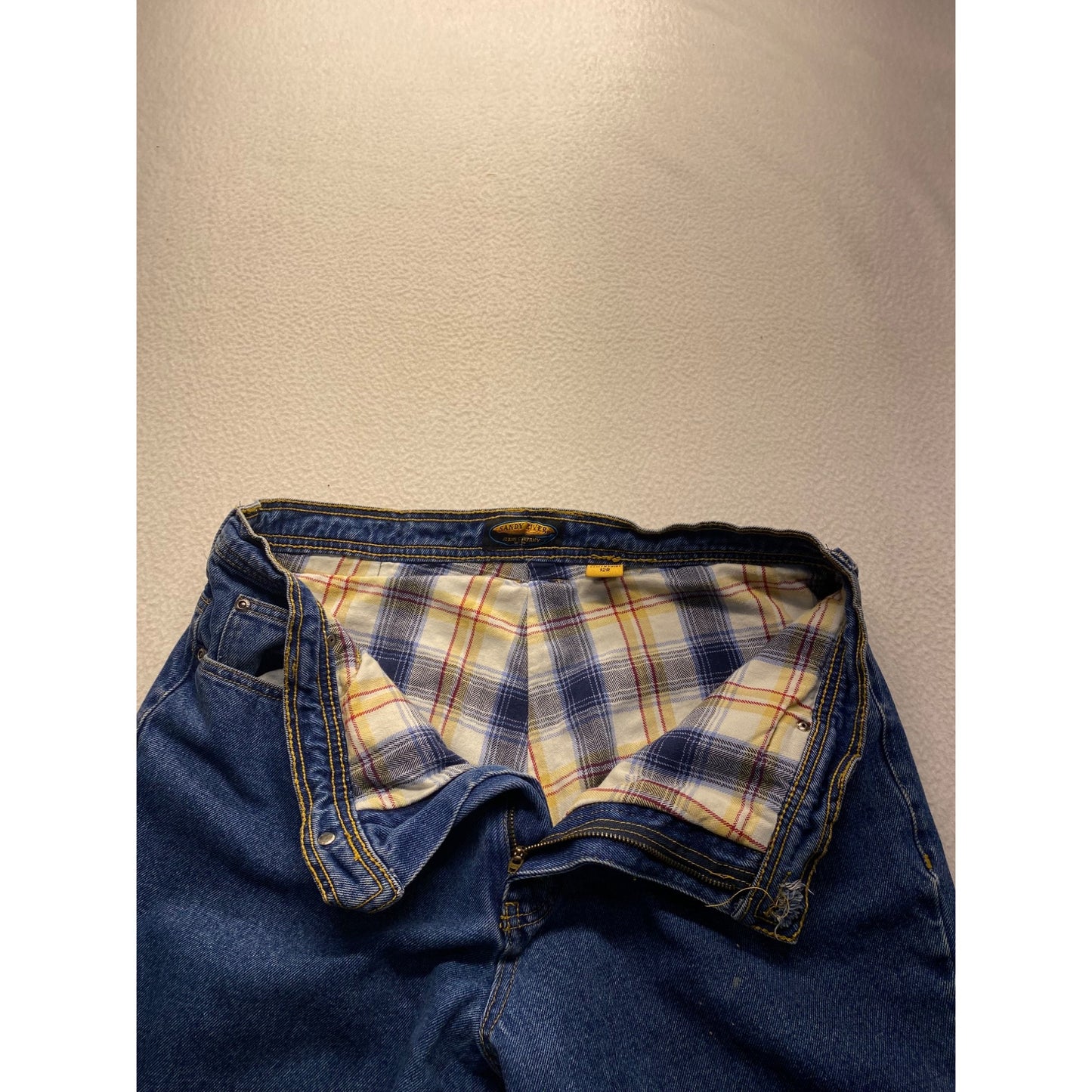 Vintage Sandy River Womens Flannel Lined Jeans #7128