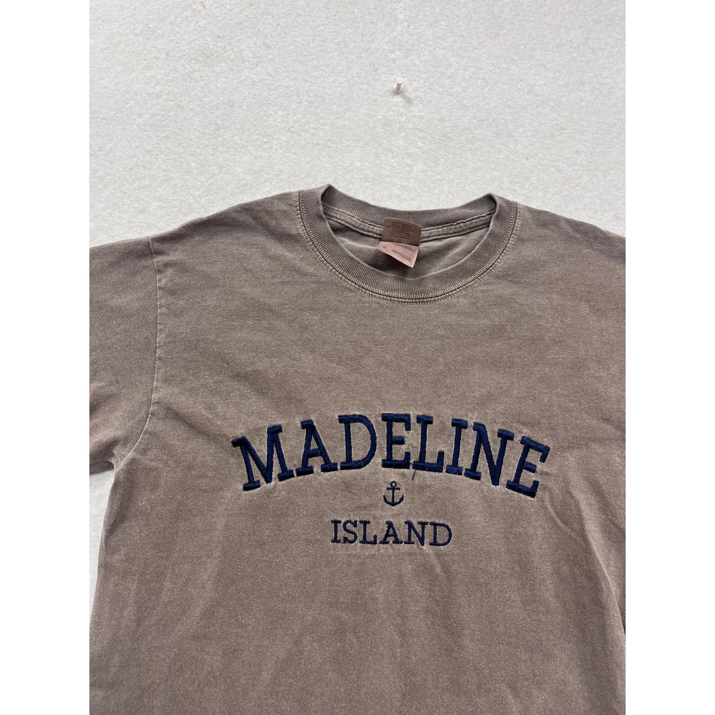 Madeline Island Graphic T-Shirt Brown S #272A