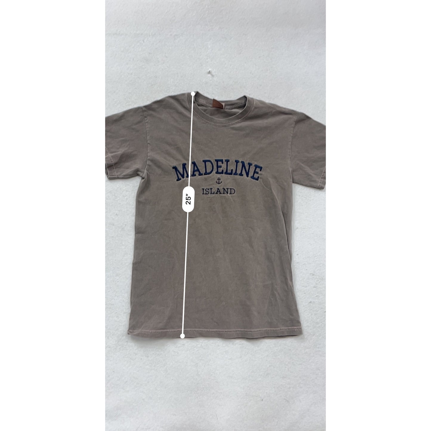 Madeline Island Graphic T-Shirt Brown S #272A