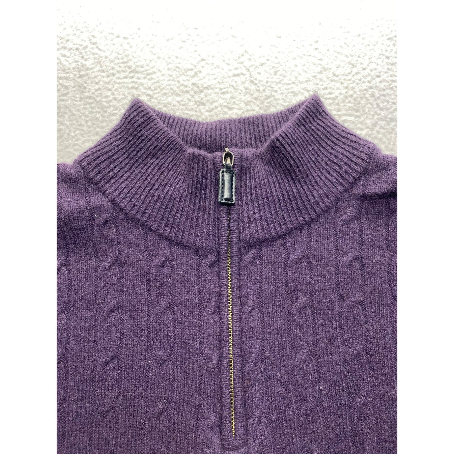 Men’s Allen Solly Cashmere 3/4 Zip Sweater #5430