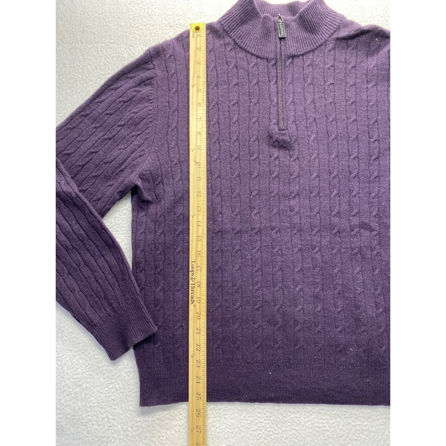 Men’s Allen Solly Cashmere 3/4 Zip Sweater #5430