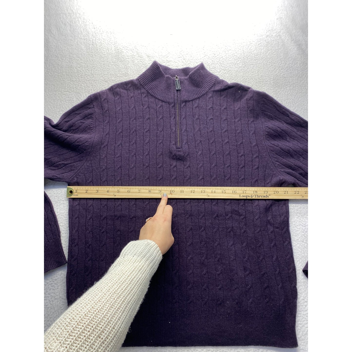 Men’s Allen Solly Cashmere 3/4 Zip Sweater #5430