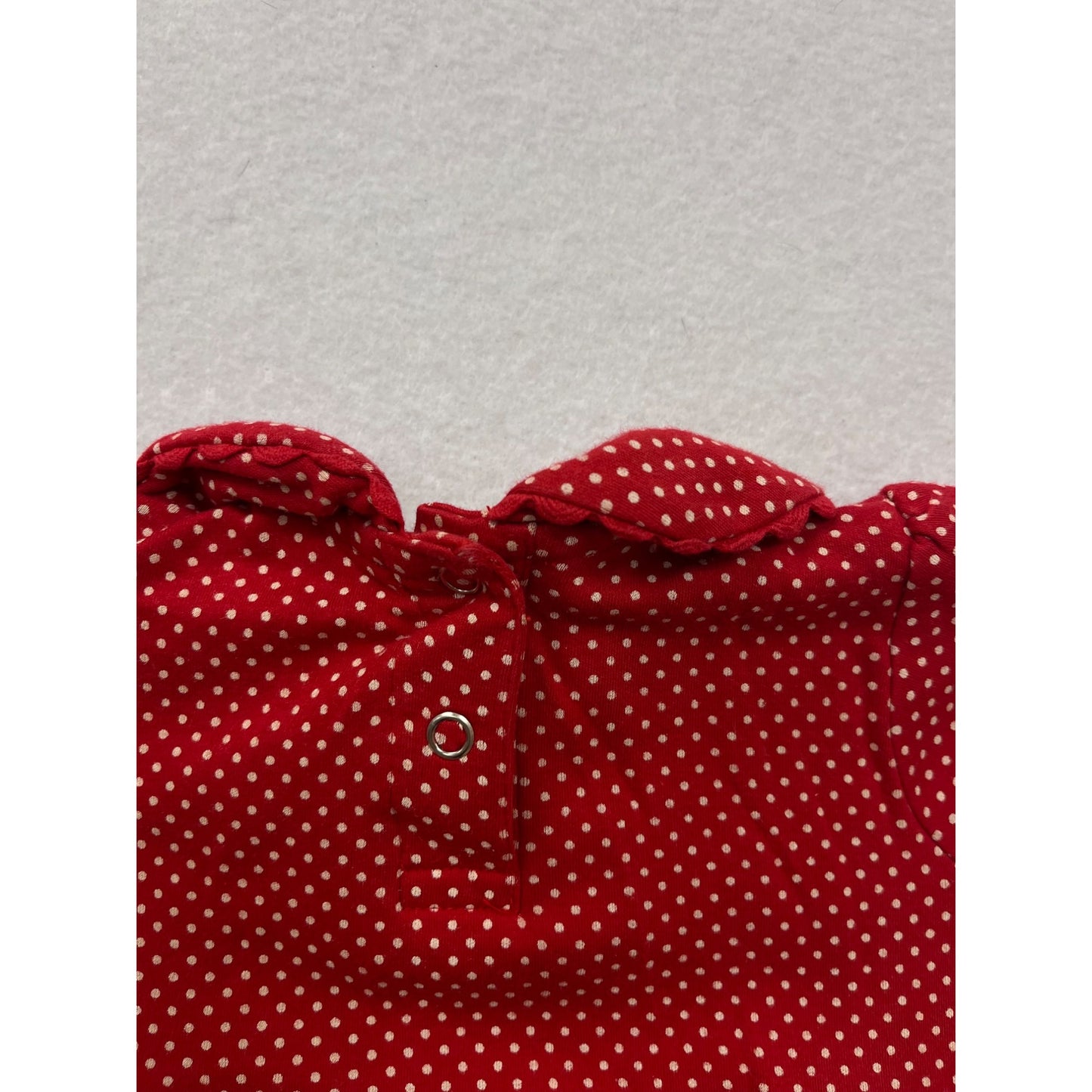 Ohio State Size 18M Baby Girl Polka Dot Dress #6547