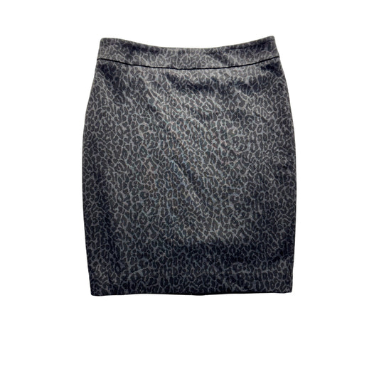 Loft Petites Leopard Print Pencil Skirt Size 4P #9306