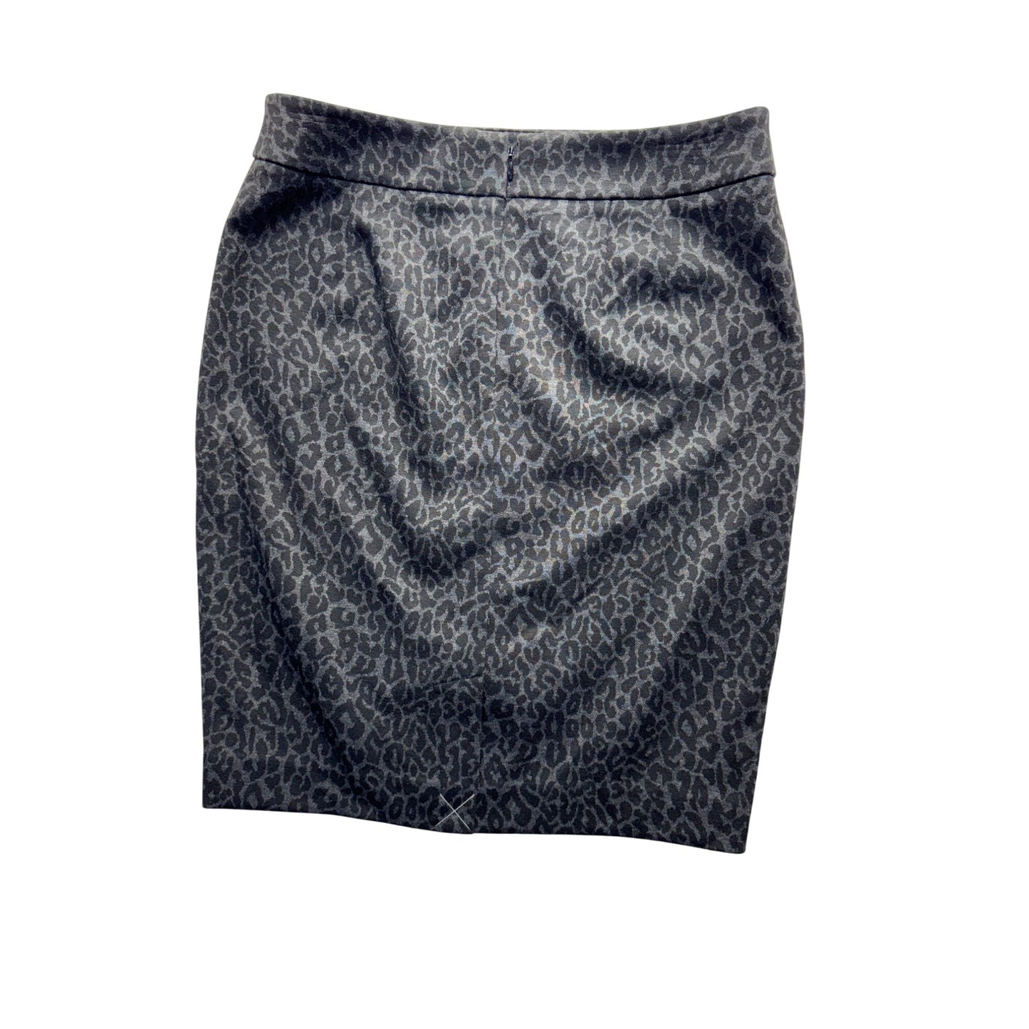 Loft Petites Leopard Print Pencil Skirt Size 4P #9306