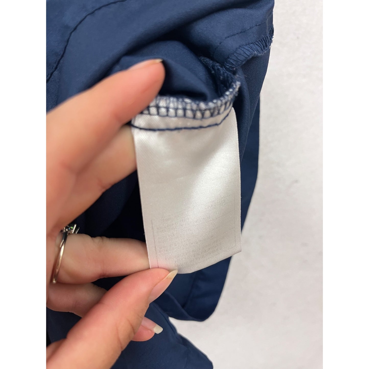 Nike Girls Navy Blue Athletic Skort W/Pink Accents & Elastic Waist Size 7-8 #156A