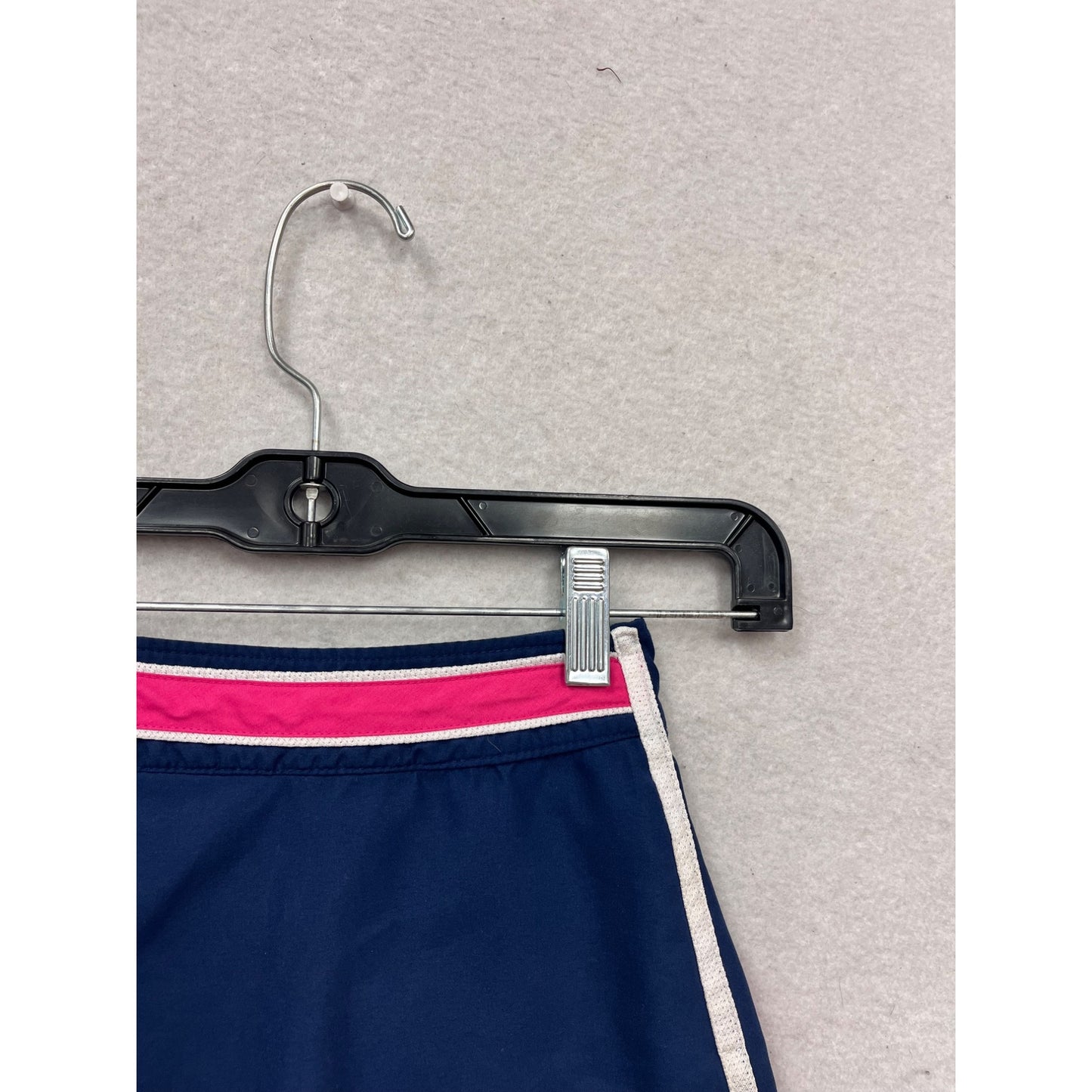 Nike Girls Navy Blue Athletic Skort W/Pink Accents & Elastic Waist Size 7-8 #156A