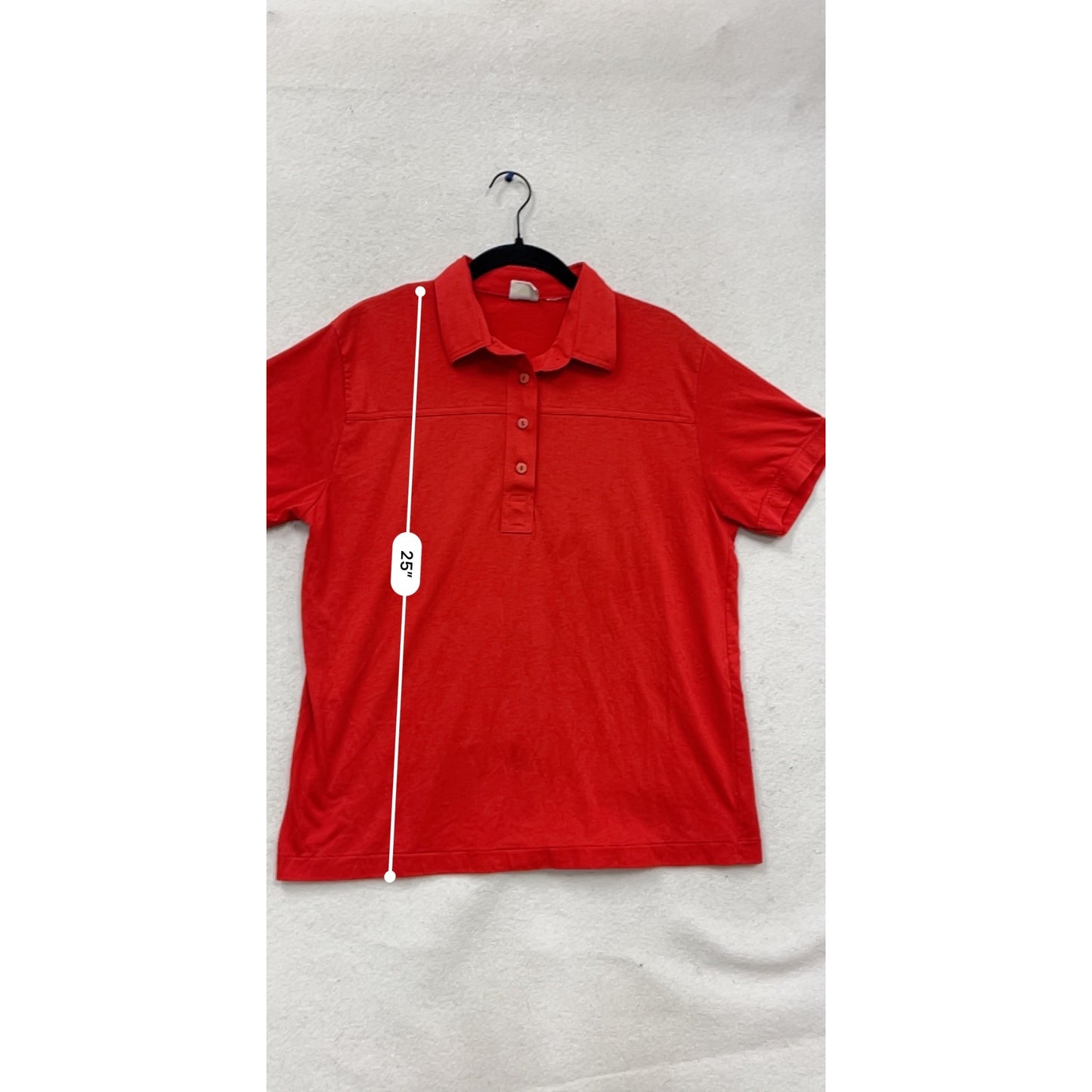 Vintage Picket & Post Red Polo Shirt Size L 100% Cotton #724A