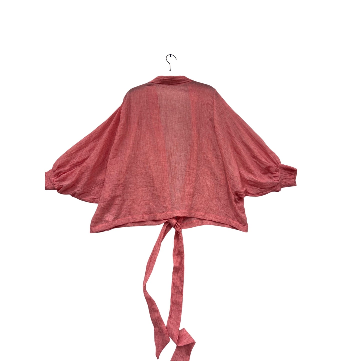 Lightweight Coral Kimono Cardigan Jupee S #158C