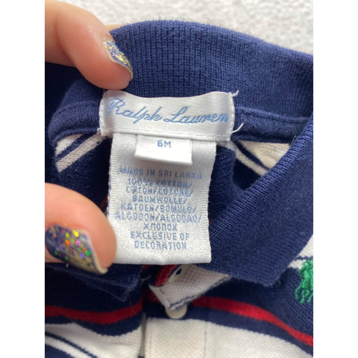 Vintage Baby Ralph Lauren Romper #5047