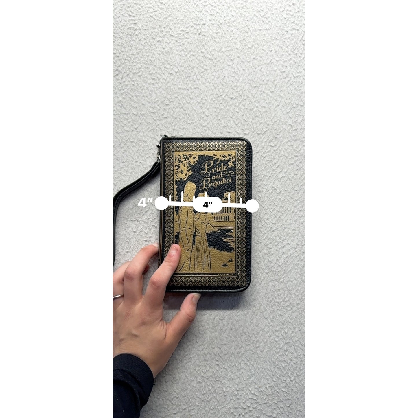 Pride & Prejudice Book-Themed Wallet Wrist Strap Ashley M. Artist Series #9711