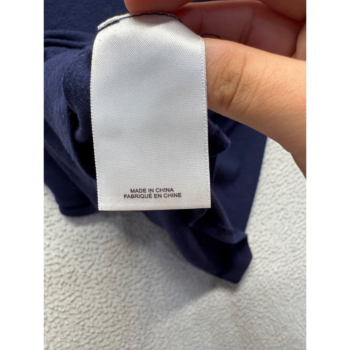 Express Embroidered Shoulder Cap Sleeve Navy Blue Top S #9312