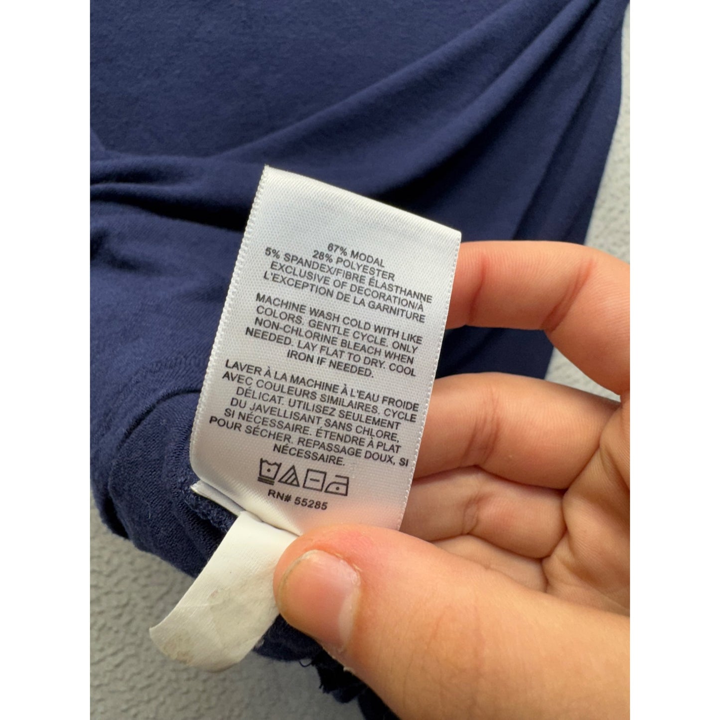 Express Embroidered Shoulder Cap Sleeve Navy Blue Top S #9312