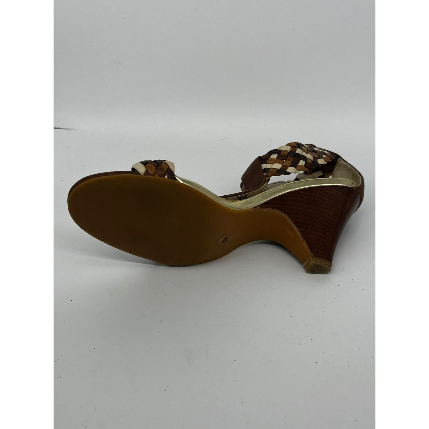 Women’s Leather Breaded Heel #2499