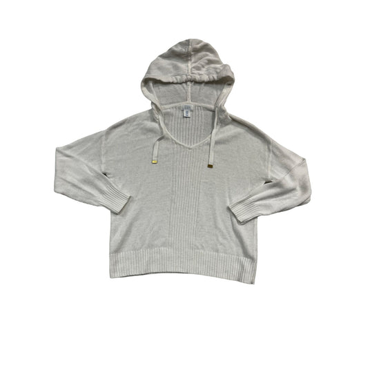 Women’s Sigrid Olsen Linen Oversized White Pullover #2656