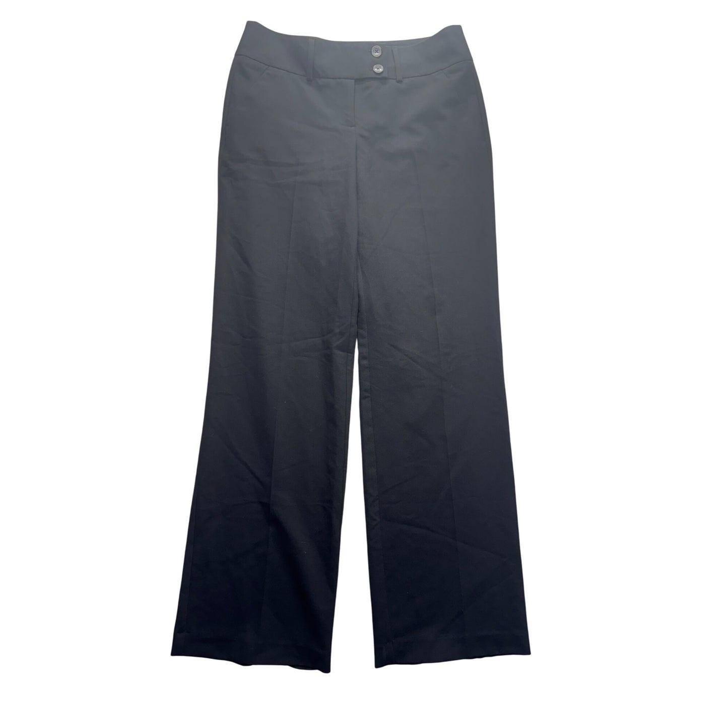 Apt 9 Black Wide Leg Dress Pants Size S Polyester Blend #9268
