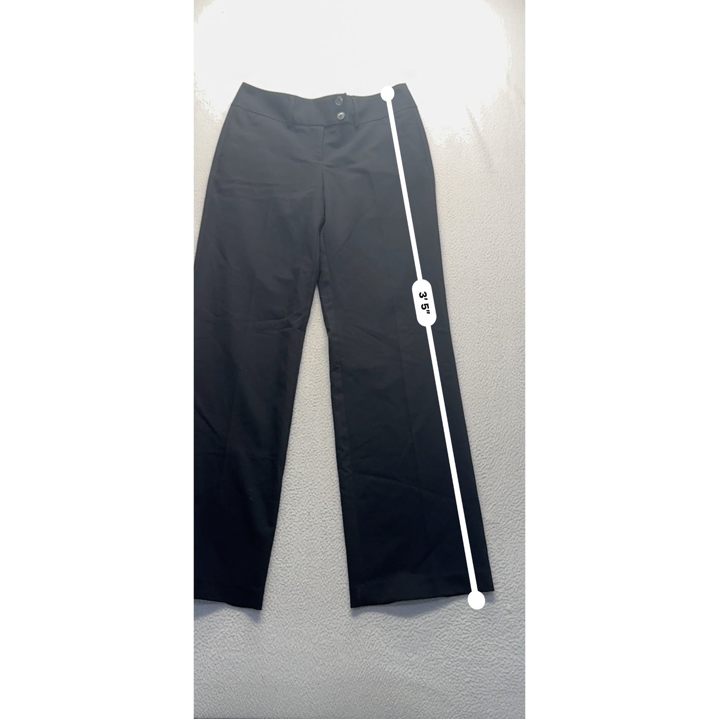 Apt 9 Black Wide Leg Dress Pants Size S Polyester Blend #9268