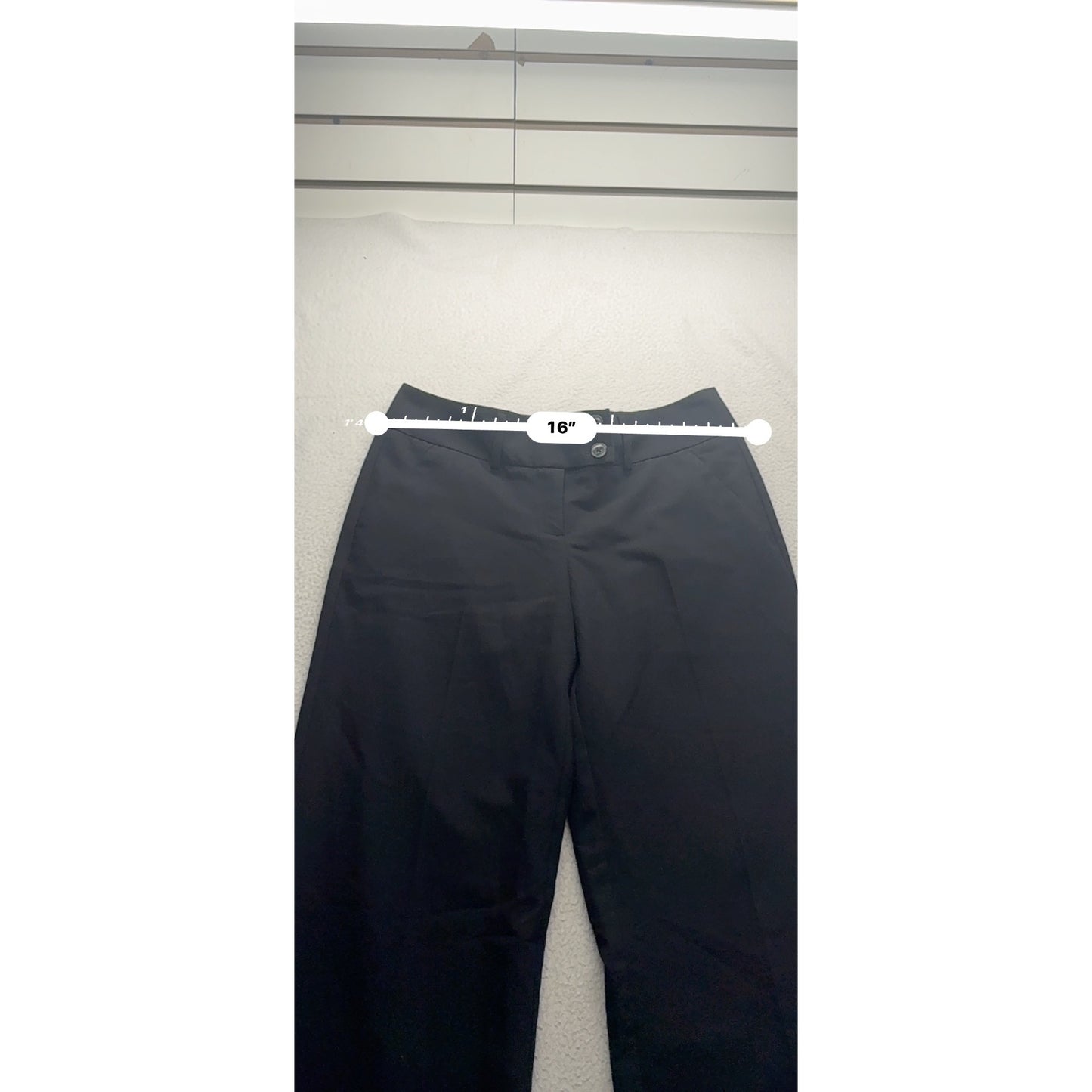 Apt 9 Black Wide Leg Dress Pants Size S Polyester Blend #9268