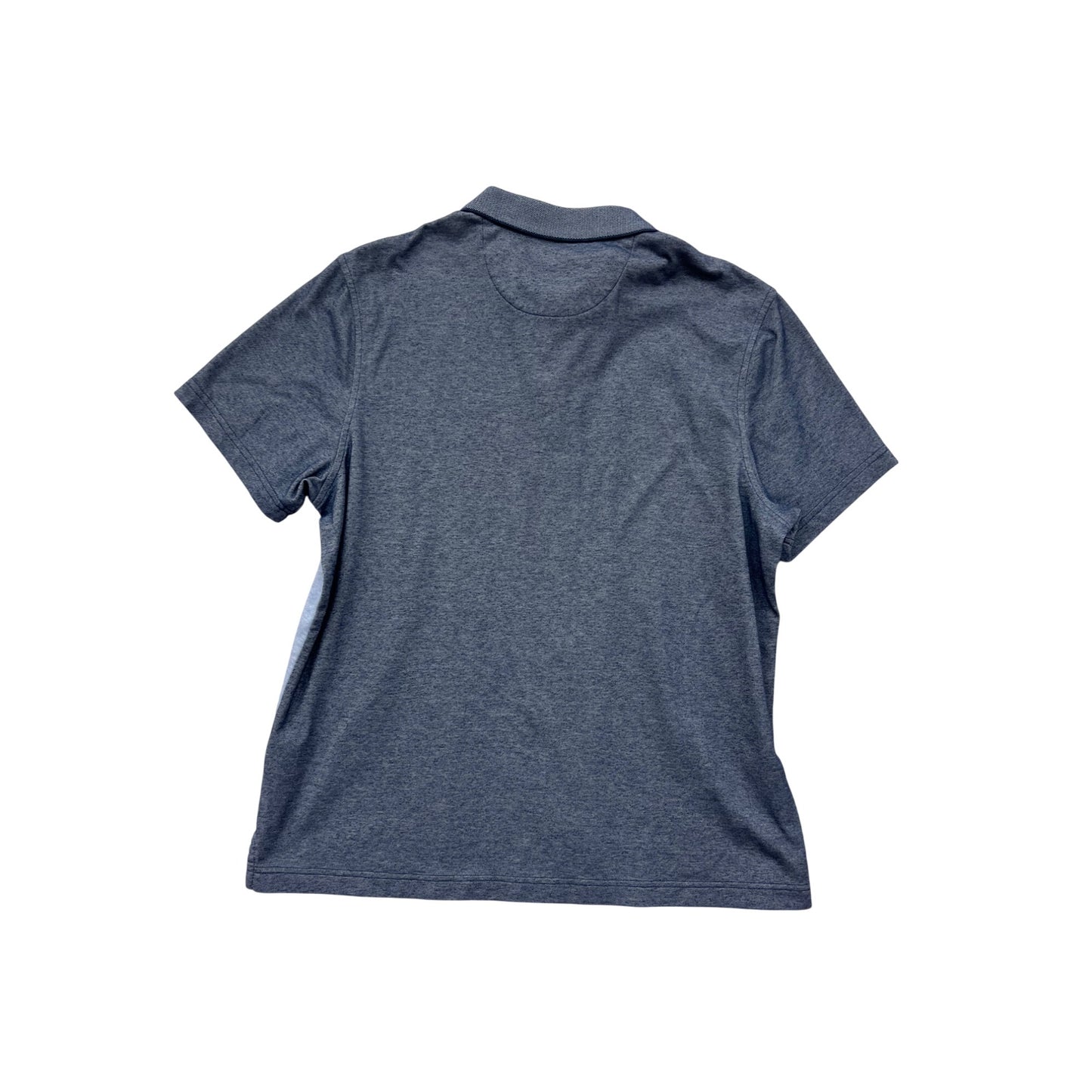 TASSO ELBA SUPIMA Colorblock Polo Shirt Size L #8694