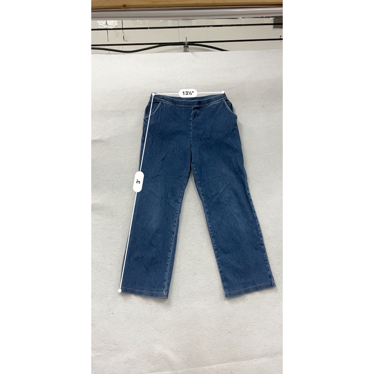 L.L.Bean Medium Blue Denim Pants #8439