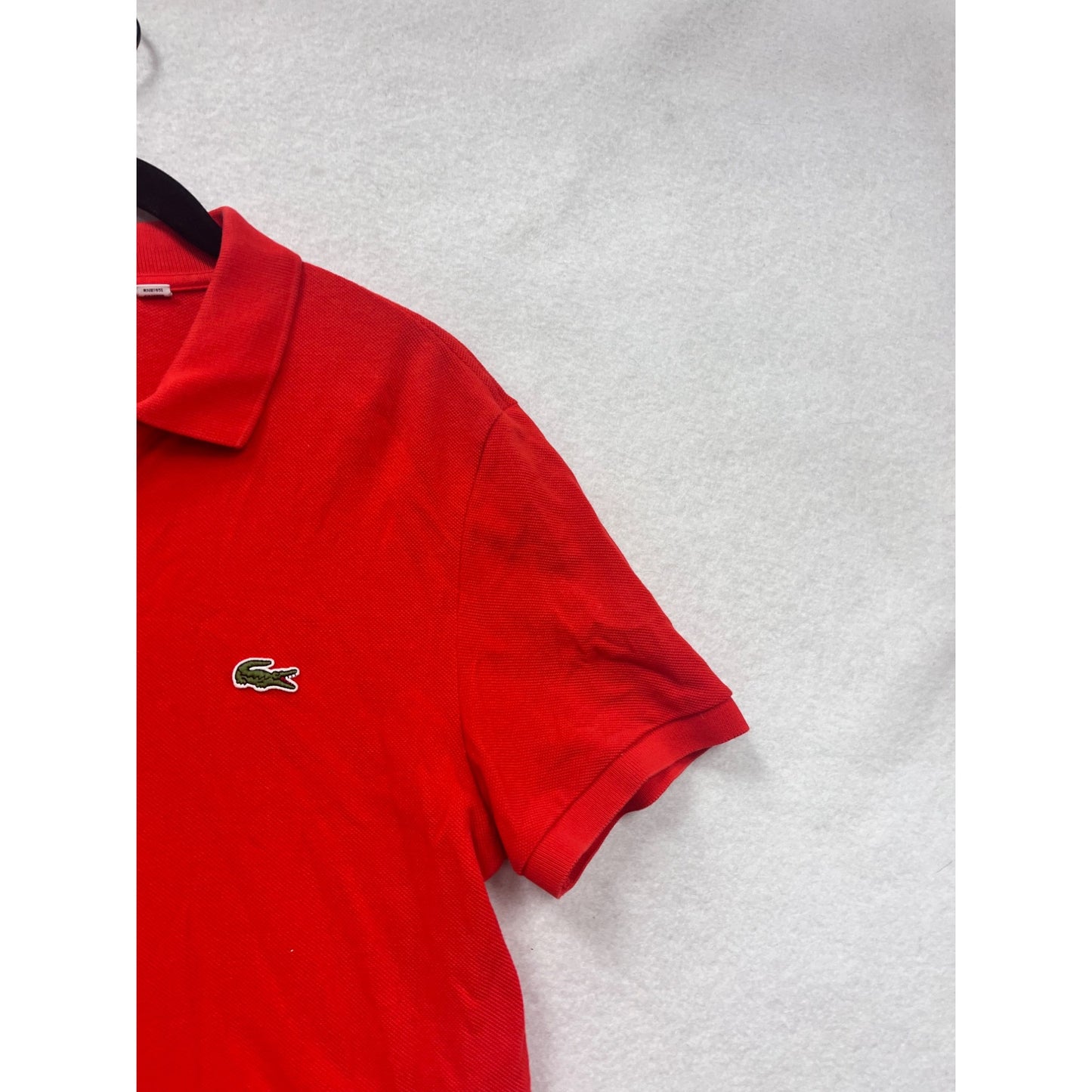 Lacoste Slim Fit Red Cotton Polo Shirt Size M #8621