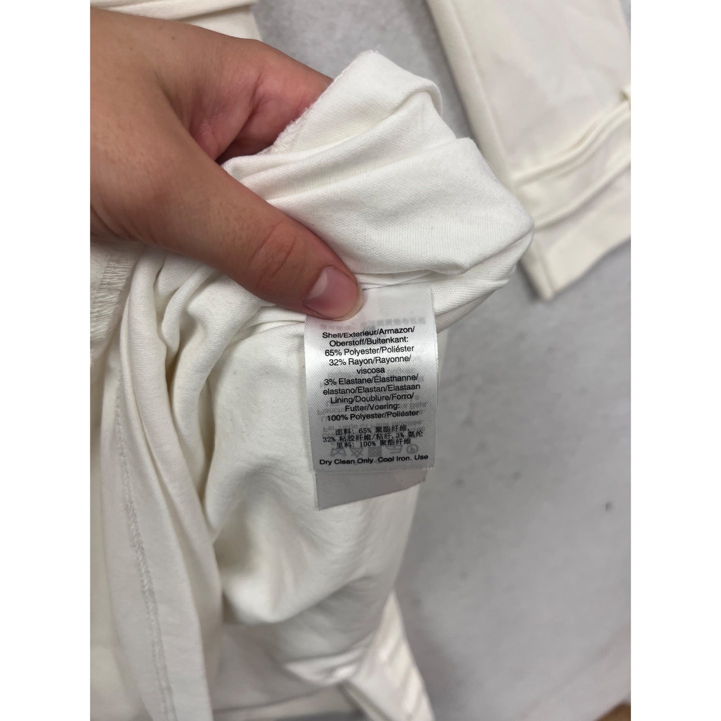 DKNY Womens White Double-Breasted Trench Coat With Belt Size M #536A