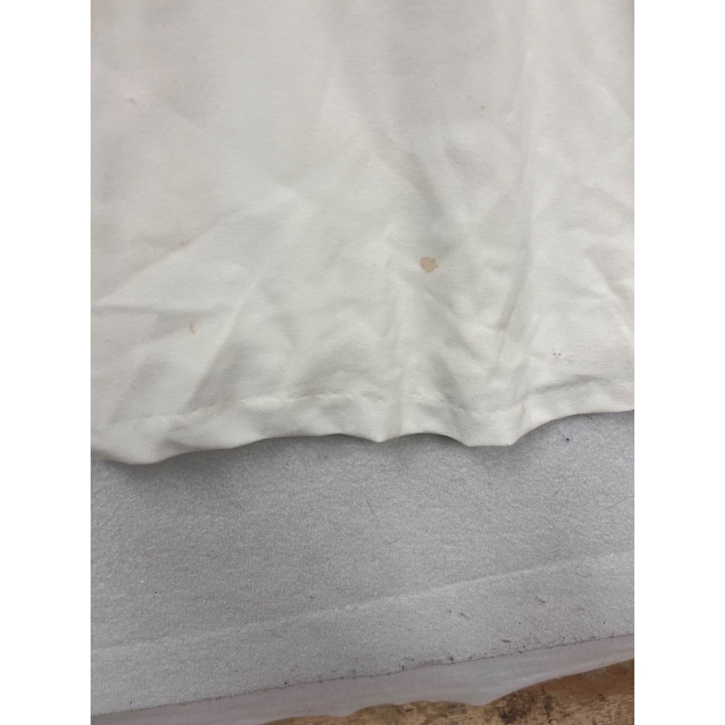 DKNY Womens White Double-Breasted Trench Coat With Belt Size M #536A