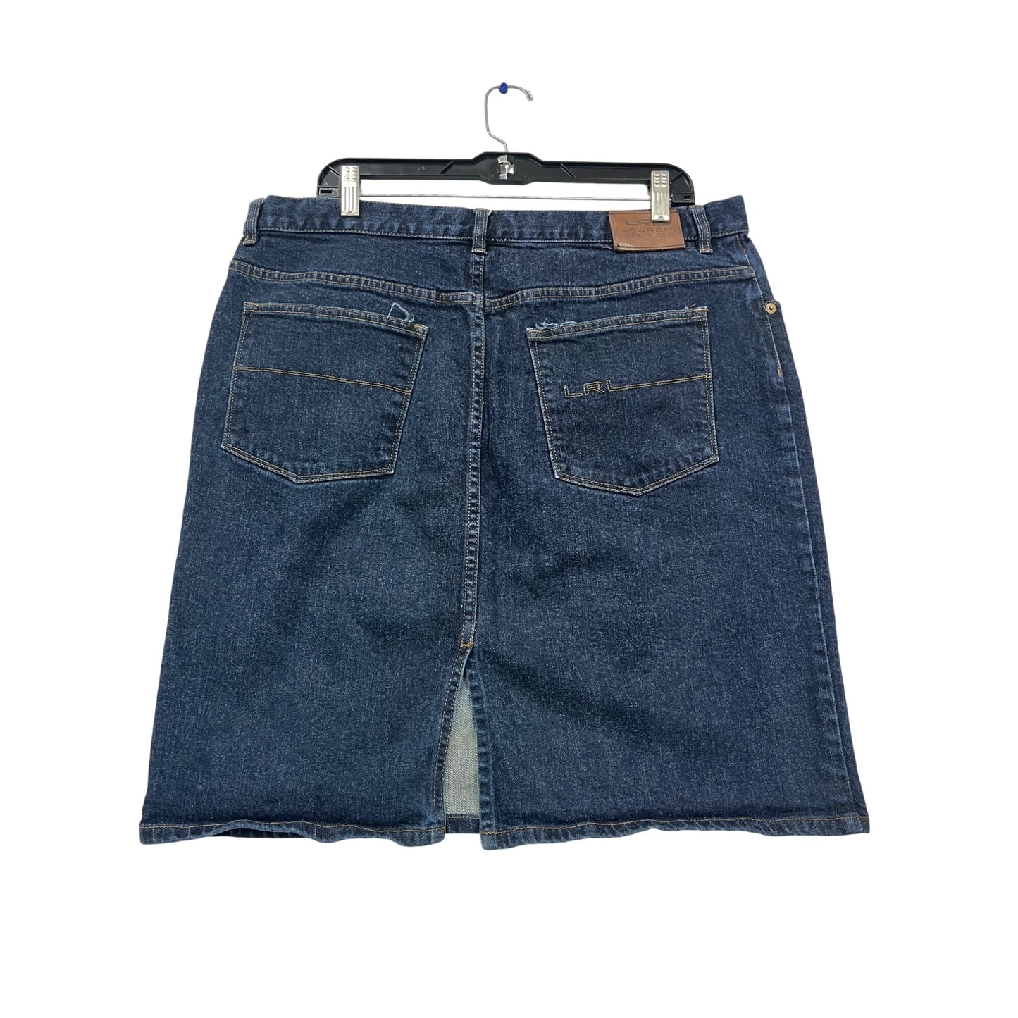 Lauren Jeans Co. Ralph Lauren Denim Skirt Size 16 #460A