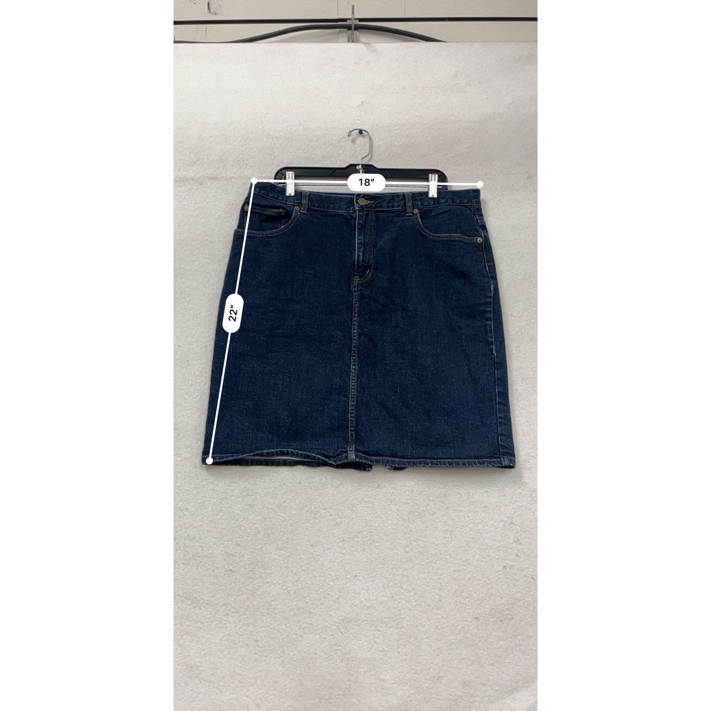 Lauren Jeans Co. Ralph Lauren Denim Skirt Size 16 #460A